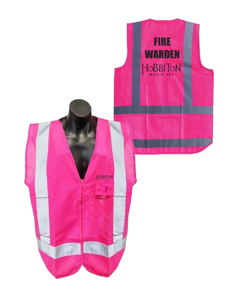 Hobbiton Hi Vis Vest- Pink